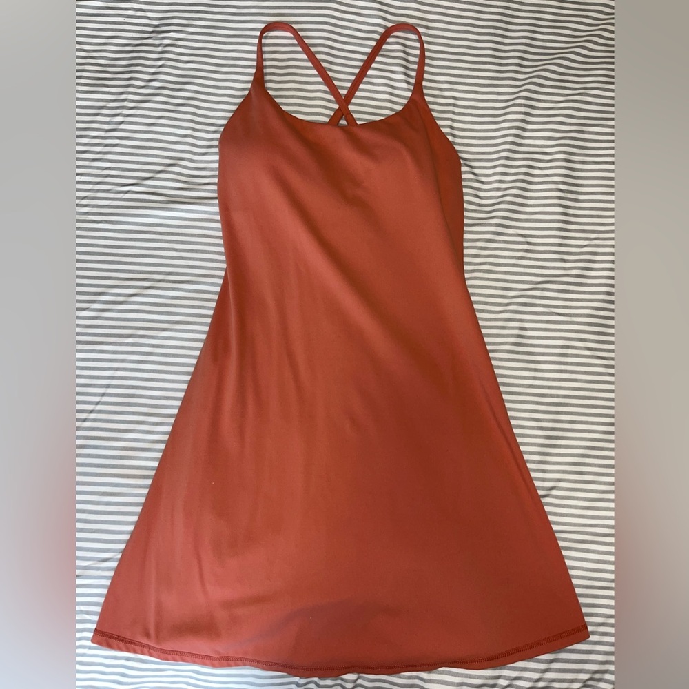 pink athletic dress